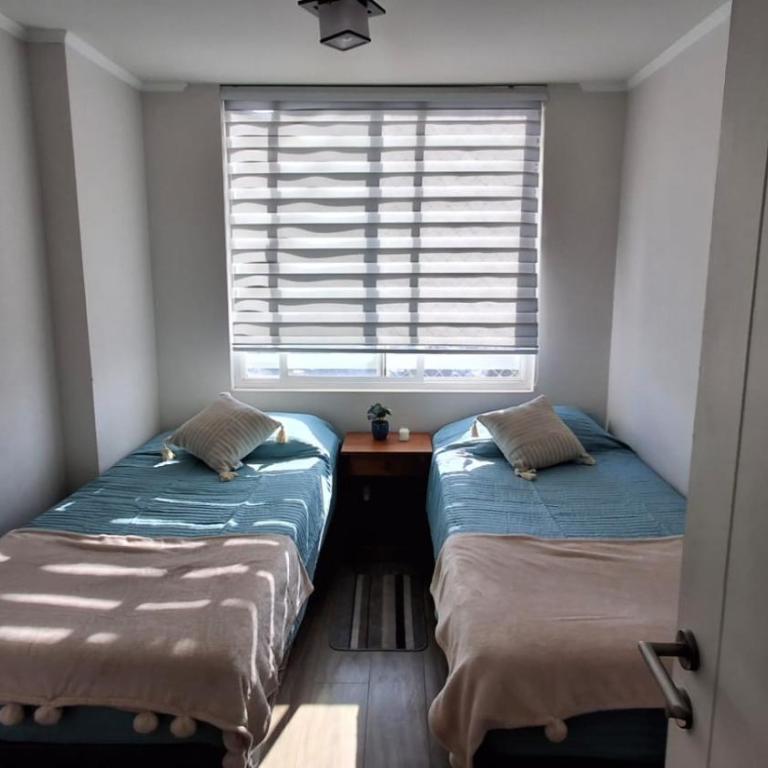 Lindo departamento de vacaciones, vista a la bahia de Valparaíso - Two-Bedroom Apartment - 11