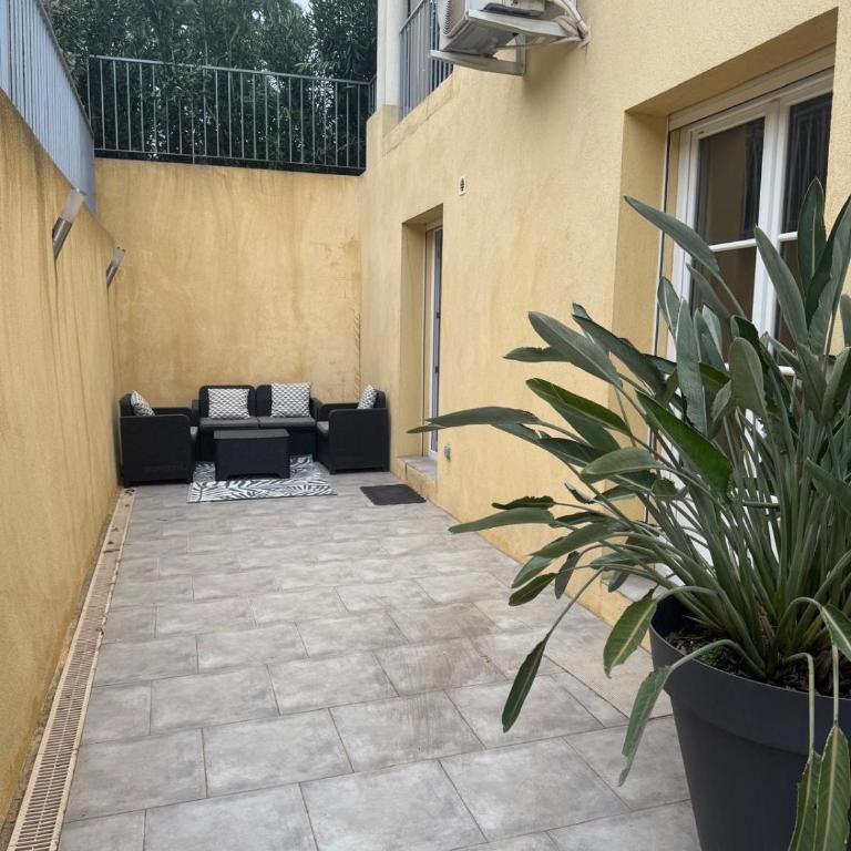 Bas de Villa à 15 min de Nice avec piscine - Appartement 1 Chambre - 14