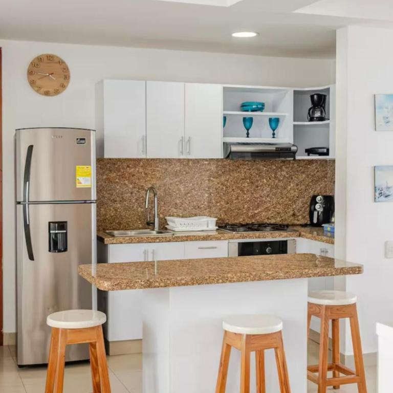 Apartamento frente al mar- Bocagrande - Apartamento de 2 dormitorios - 1