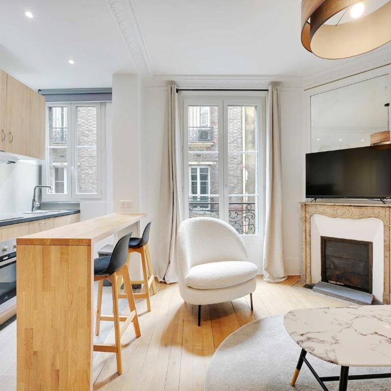 Very nice studio for 2 people Batignolles - Nollet Mobility lease - Appartement - 8