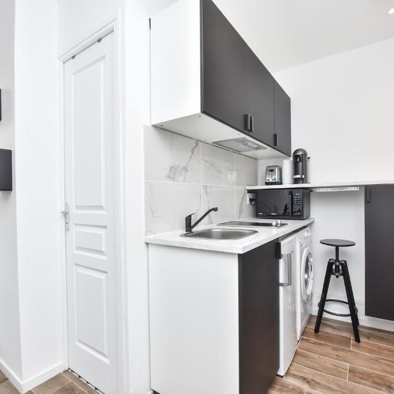 T2 Design & cosy G - Porte de Paris Saint-Denis BAIL MOBILITE - One-Bedroom Apartment - 5