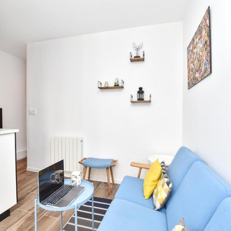 T2 Design & cosy G - Porte de Paris Saint-Denis BAIL MOBILITE - One-Bedroom Apartment - 9