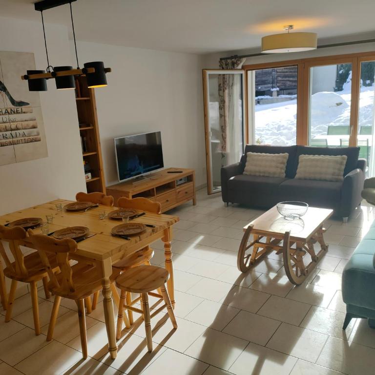 Studio au pied de la télécabine, SaastalCards Saas-Fee - Apartment mit 1 Schlafzimmer - 12