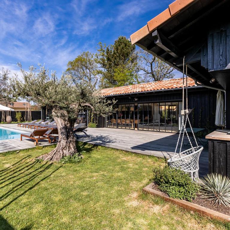 Villa Agapi - 10 personnes, piscine chauffée, pétanque - Lège cap Ferret - Villa con Piscina Privata - 25