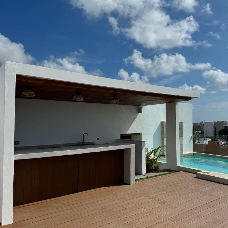 Estudio en Playa del Carmen Excelente Ubicación!! - Apartamento de 1 dormitorio - 5