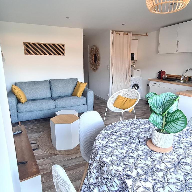 Joli T2 climatisé bord de mer tout équipé - Apartment mit 1 Schlafzimmer - 7