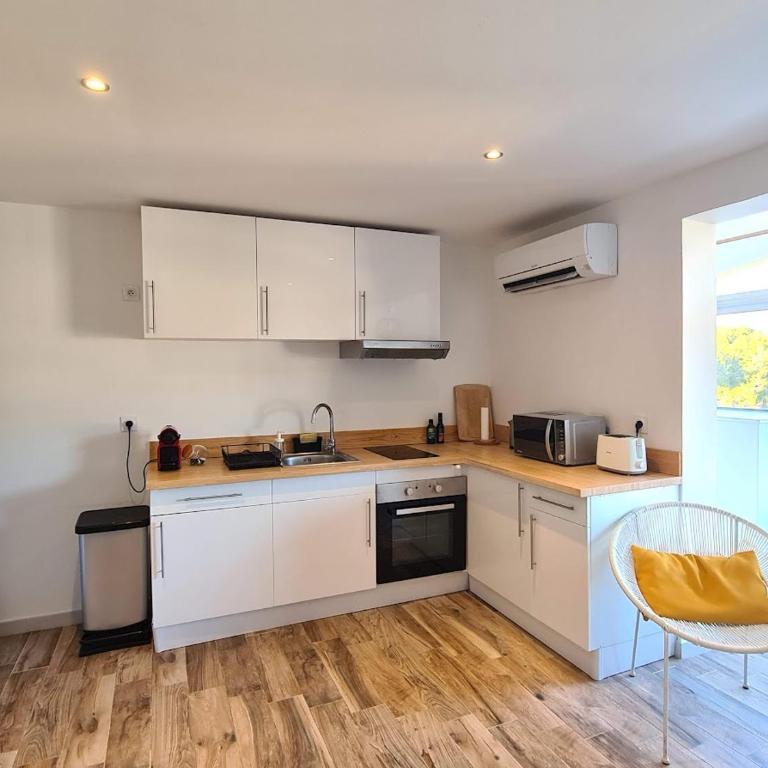 Joli T2 climatisé bord de mer tout équipé - Apartment mit 1 Schlafzimmer - 14