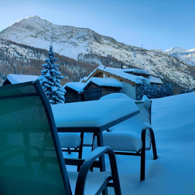 Studio au pied de la télécabine, SaastalCards Saas-Fee - Apartment mit 1 Schlafzimmer - 7