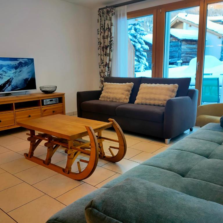 Studio au pied de la télécabine, SaastalCards Saas-Fee - Apartment mit 1 Schlafzimmer - 6