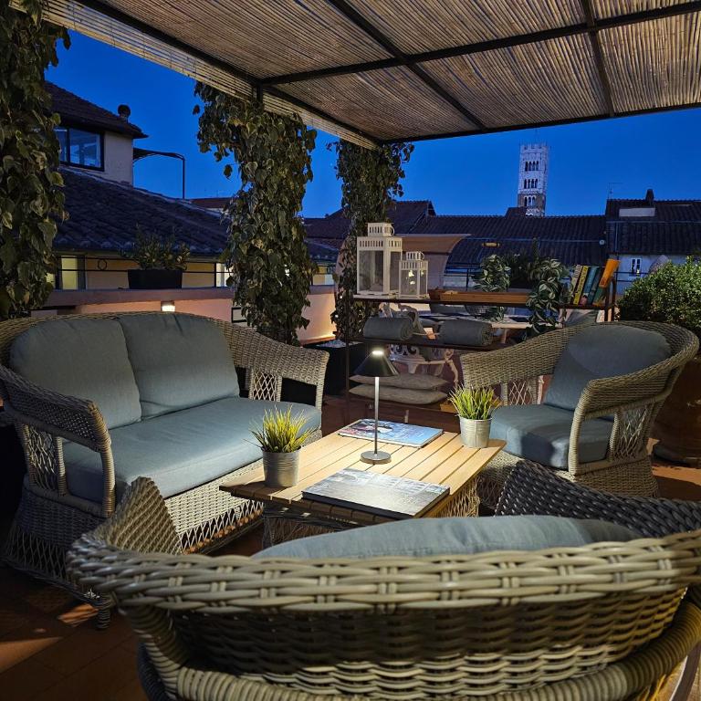 Toscana Lucca centro attico esclusivo con grande terrazza panoramica - Casa con 1 Camera da Letto - 6