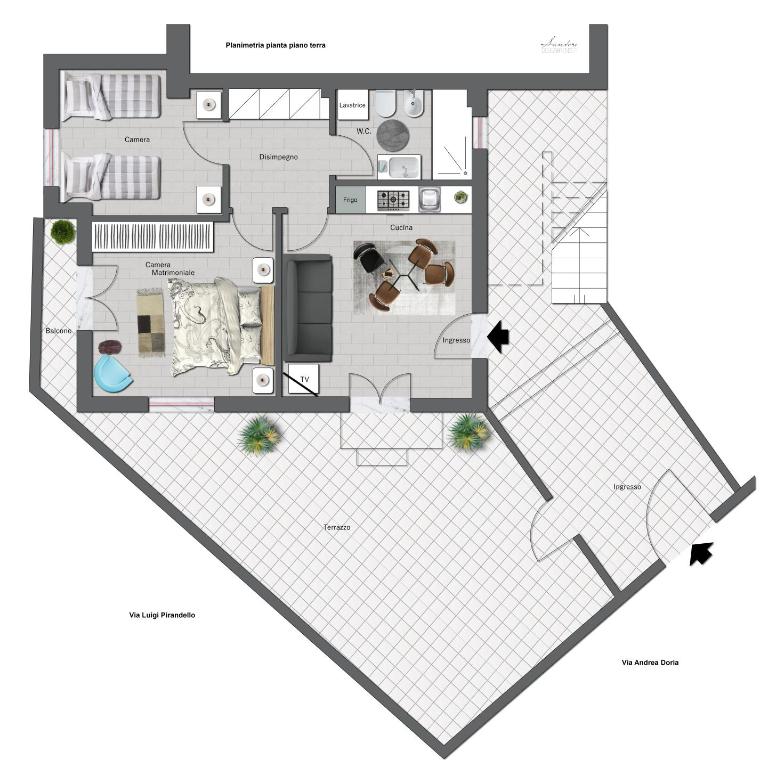 Capo d'Orlando Apartments - Relax Beachside - Appartamento con 2 Camere da Letto, Terrazza e Vista Mare - 3