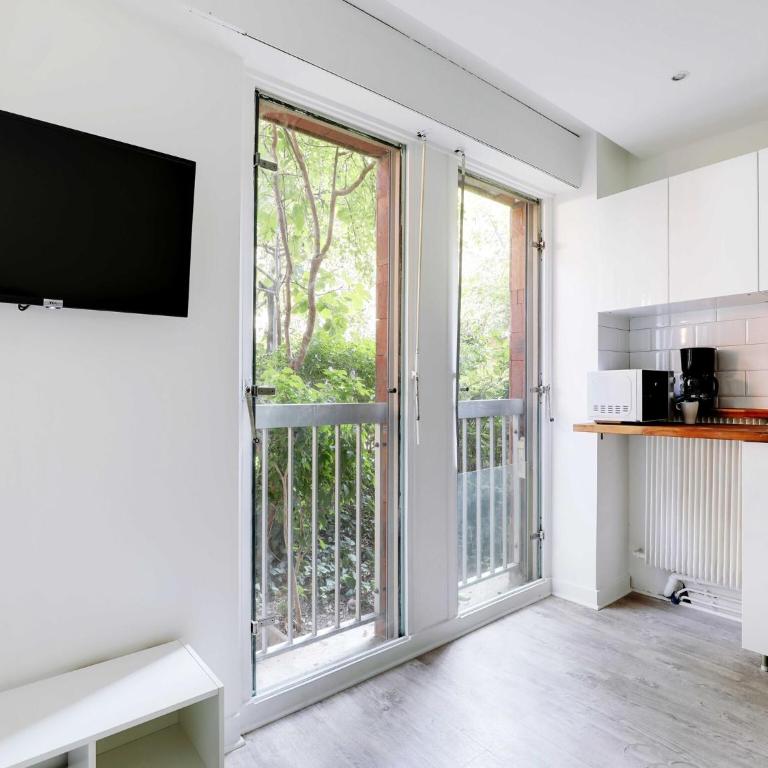 cosy studio 2p - buttes chaumont - bail mobilité - Appartement - 8