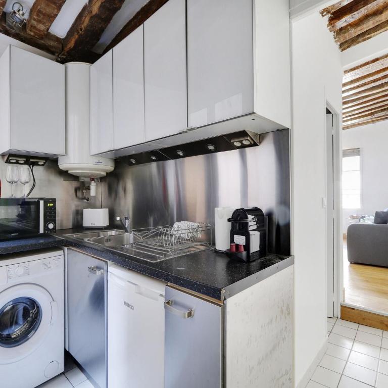 Superb studio - Rivoli Hotel de ville - Mobility lease - Apartment - 3