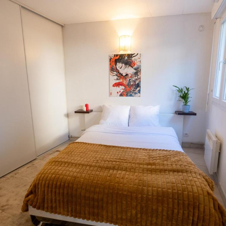 Appartement climatisé avec la terrasse, deux pas du métro, Stadium, Toulouse - Apartment mit 1 Schlafzimmer - 1