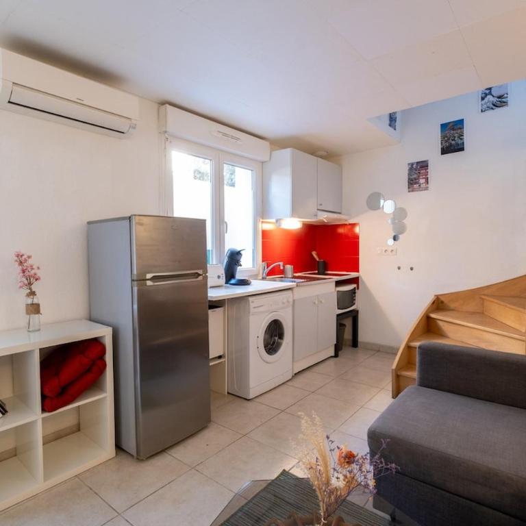 Appartement climatisé avec la terrasse, deux pas du métro, Stadium, Toulouse - Apartment mit 1 Schlafzimmer - 2