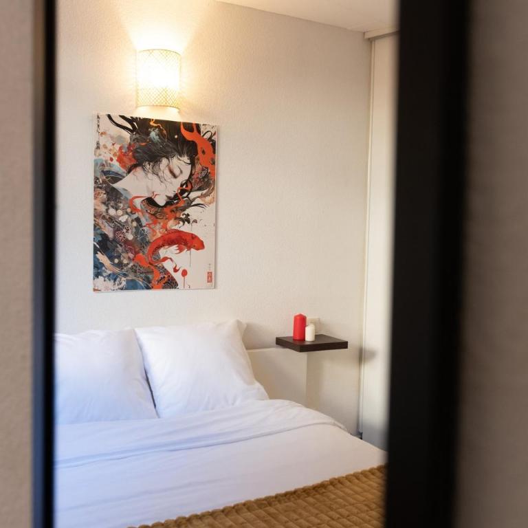 Appartement climatisé avec la terrasse, deux pas du métro, Stadium, Toulouse - Apartment mit 1 Schlafzimmer - 22