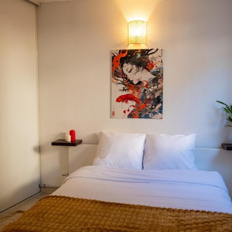 Appartement climatisé avec la terrasse, deux pas du métro, Stadium, Toulouse - Apartment mit 1 Schlafzimmer - 23