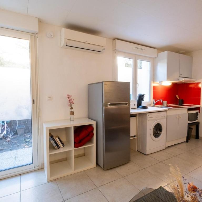 Appartement climatisé avec la terrasse, deux pas du métro, Stadium, Toulouse - Apartment mit 1 Schlafzimmer - 30