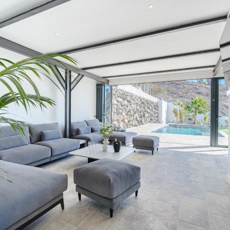 Villa CACTUS Tenerife sud piscine chauffée 10 personnes - Villa Cactus Tenerife - 10