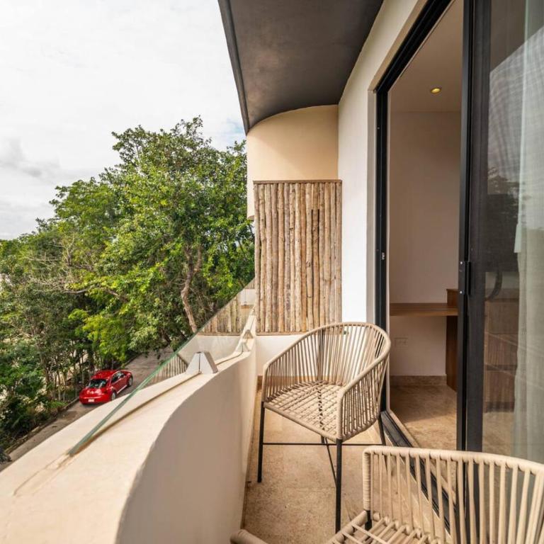King Studio with Balcony, Rooftop Pool in Trendy Aldea Zama - Apartamento - 4