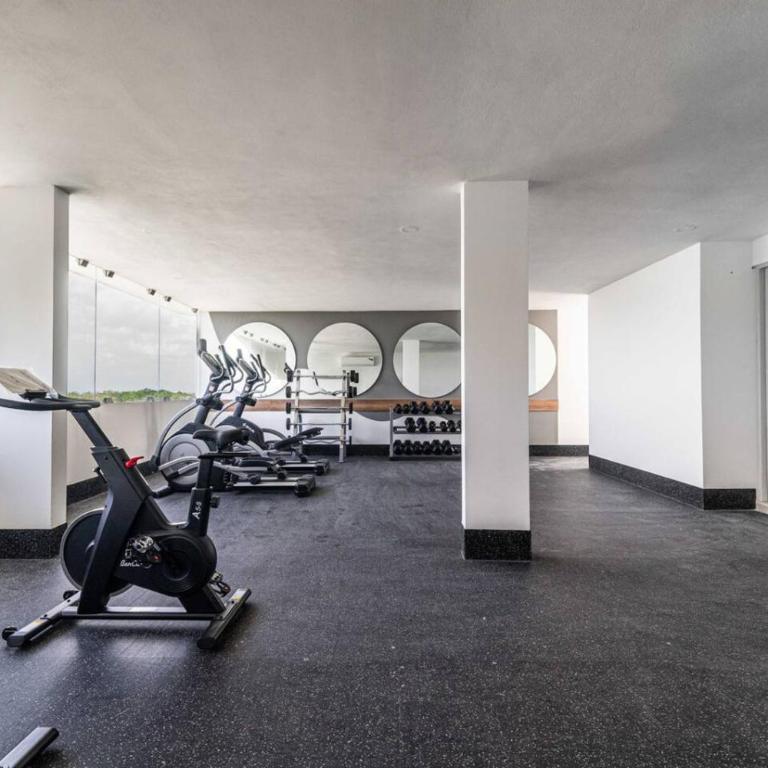 King Studio with Balcony, Rooftop Pool in Trendy Aldea Zama - Apartamento - 10