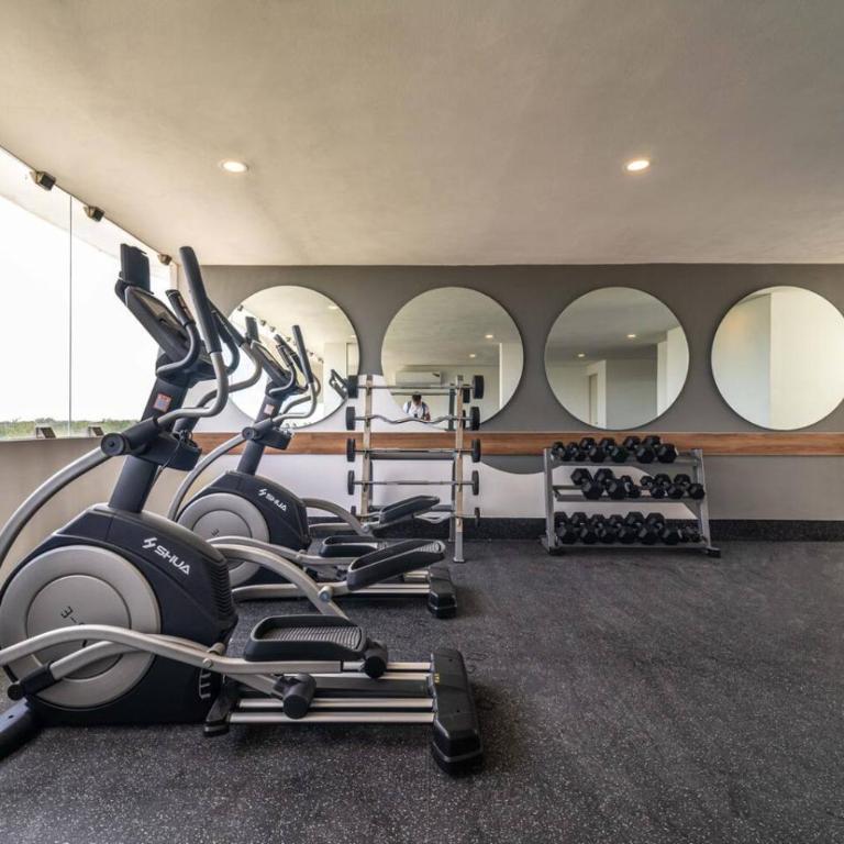 King Studio with Balcony, Rooftop Pool in Trendy Aldea Zama - Apartamento - 16