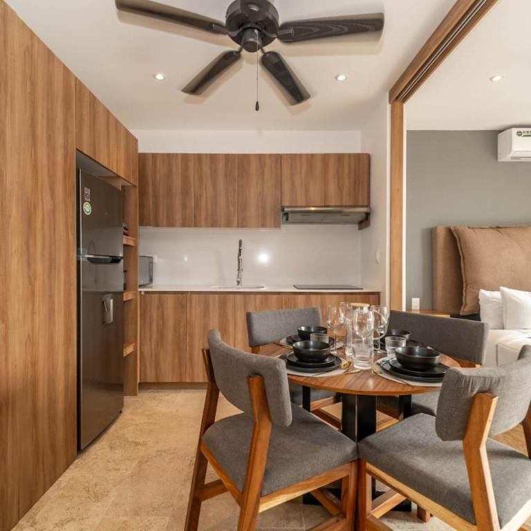 King Studio with Balcony, Rooftop Pool in Trendy Aldea Zama - Apartamento - 32