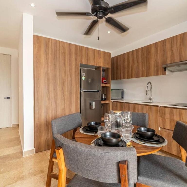 King Studio with Balcony, Rooftop Pool in Trendy Aldea Zama - Apartamento - 34