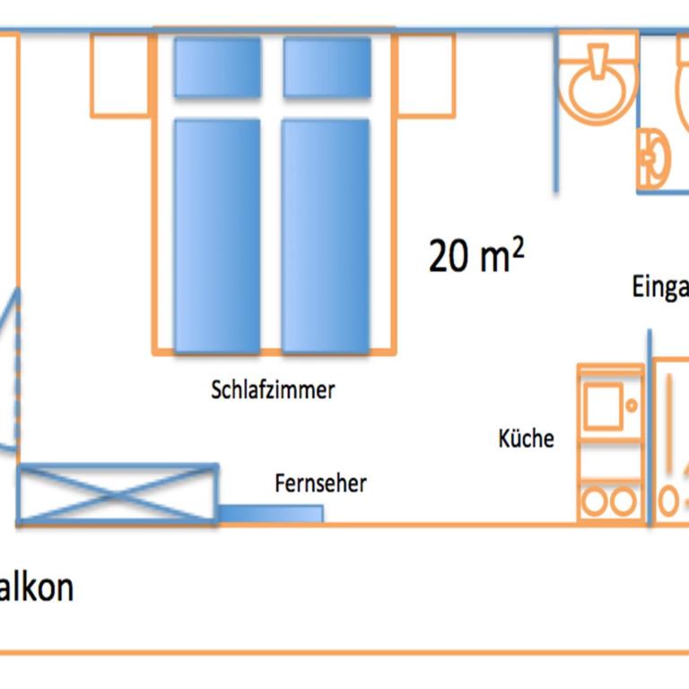 Hotel Mallnitz - Studio mit Balkon - 5