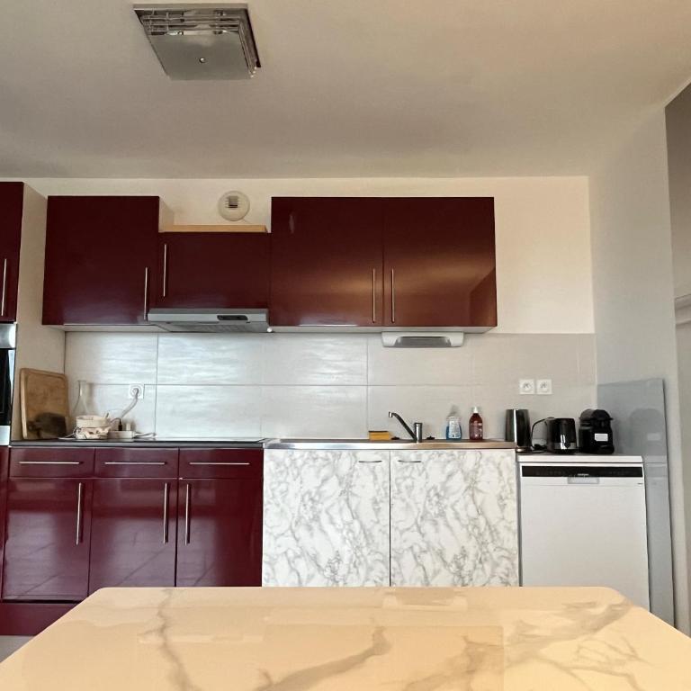Sète vue mer, secteur des plages, T3 de standing climatisé avec grande terrasse - Apartment mit 2 Schlafzimmern - 6