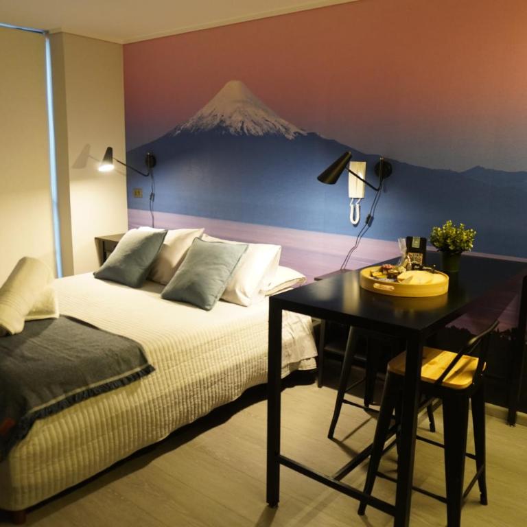 Departamento full equipado a pasos del movistar arena, moderno y cómodo con toda la magia del sur - Apartamento de 1 dormitorio - 1