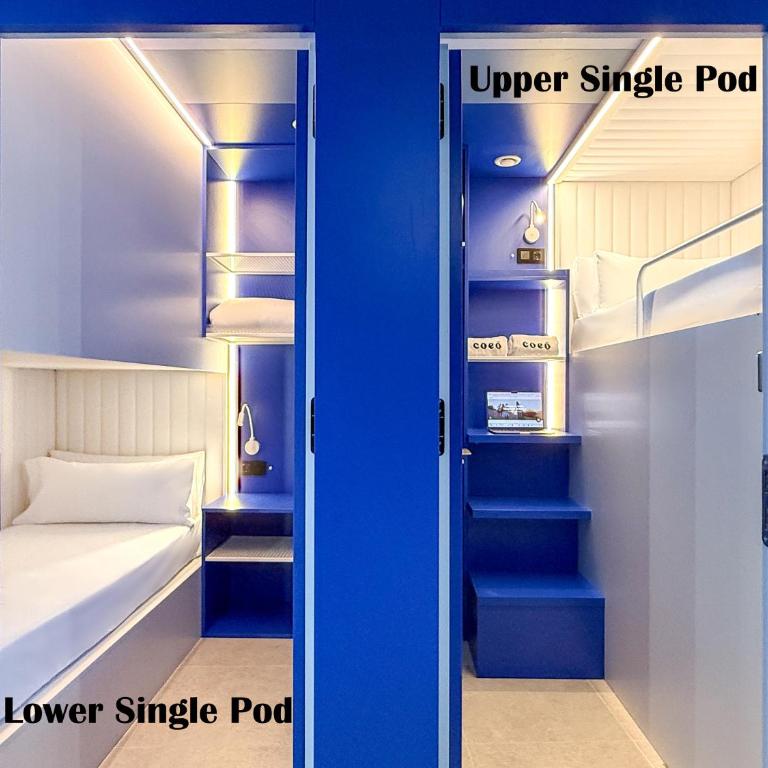 Coeo Hernan Ruiz Rooftop Pool Hostel - Single Upper Pod with Shared Bathroom - 2