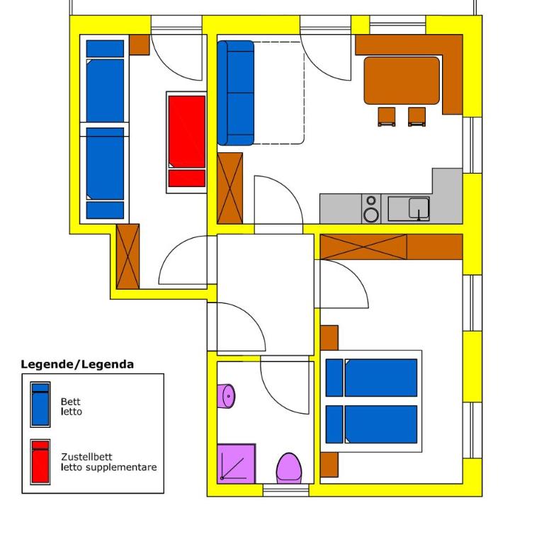 Appartements Ahrntal - Apartment mit 2 Schlafzimmern - 7
