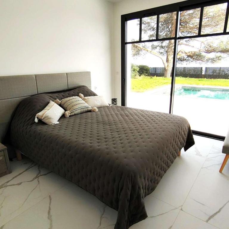Villa 12 pers avec piscine chauffée et vue exceptionnelle, première ligne Bassin d'Arcachon - Villa 3 Chambres - 4