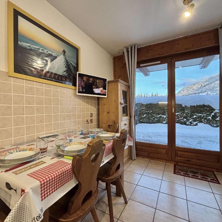 Charmant T2 cabine avec parking à Praz-sur-Arly - 4 pers - Appartement 1 Chambre - 5