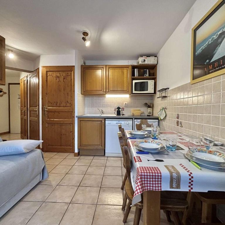 Charmant T2 cabine avec parking à Praz-sur-Arly - 4 pers - Appartement 1 Chambre - 7