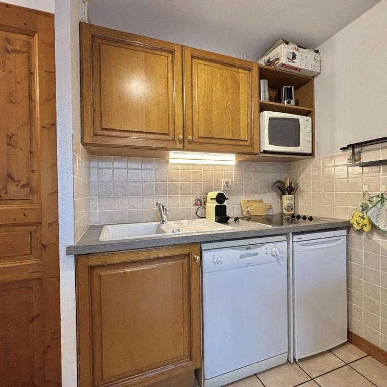 Charmant T2 cabine avec parking à Praz-sur-Arly - 4 pers - Appartement 1 Chambre - 9