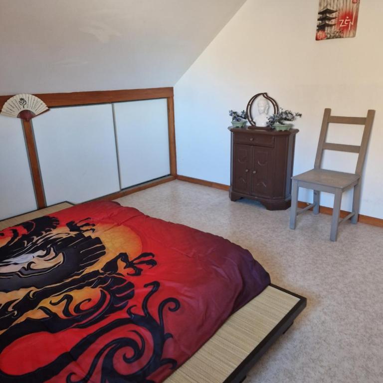 Gite de la Draye - Chambre Double avec Salle de Bains Commune - 4