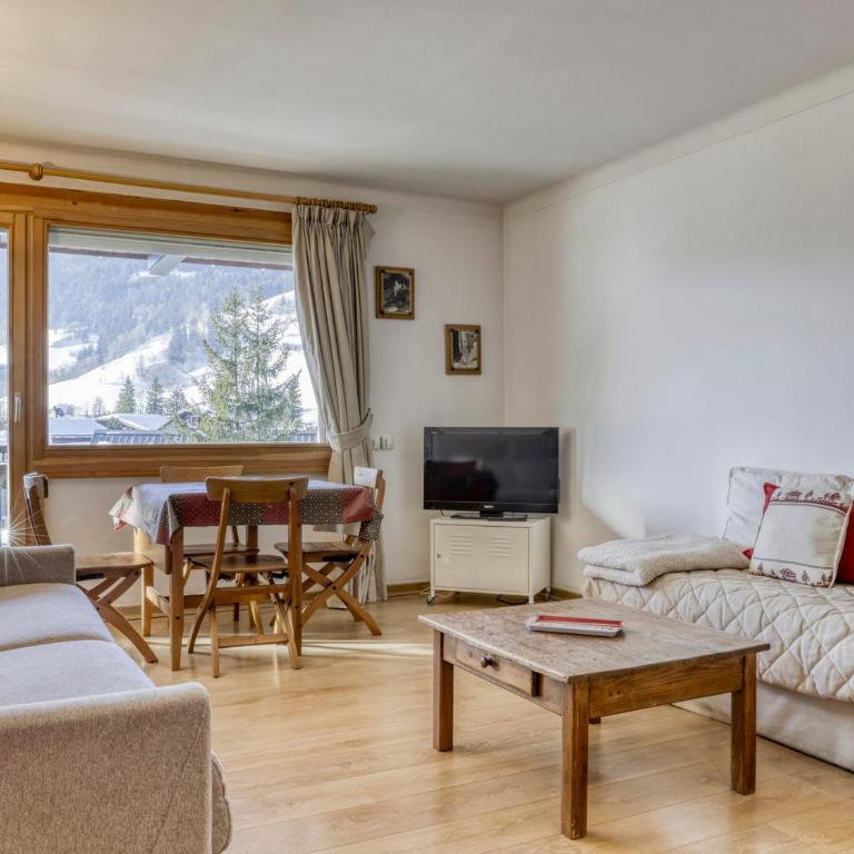 Studio cabine à Megève pour 4 pers, avec balcon, animaux admis, proche télécabine - FR-1-453-323 - Studio - 1