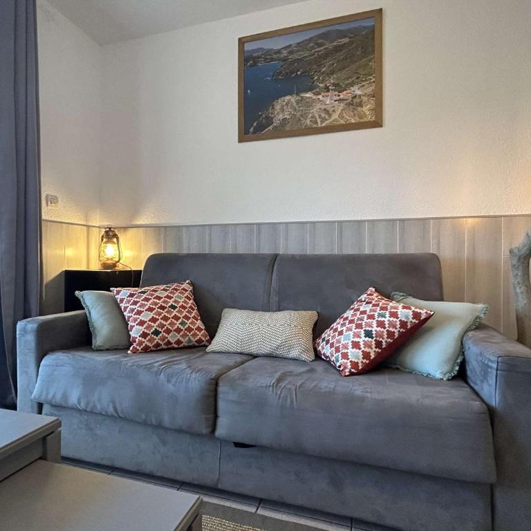 Appart Studio - cabine 4 couchages BANYULS SUR MER BN120-3212 - Studio Apartment with Sea View - 4