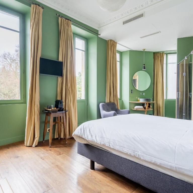L'Escapade Bordelaise - côté jardin - Chambre Double Deluxe avec Balcon - 2