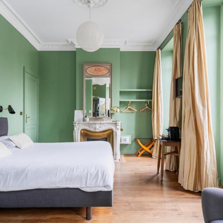 L'Escapade Bordelaise - côté jardin - Chambre Double Deluxe avec Balcon - 4
