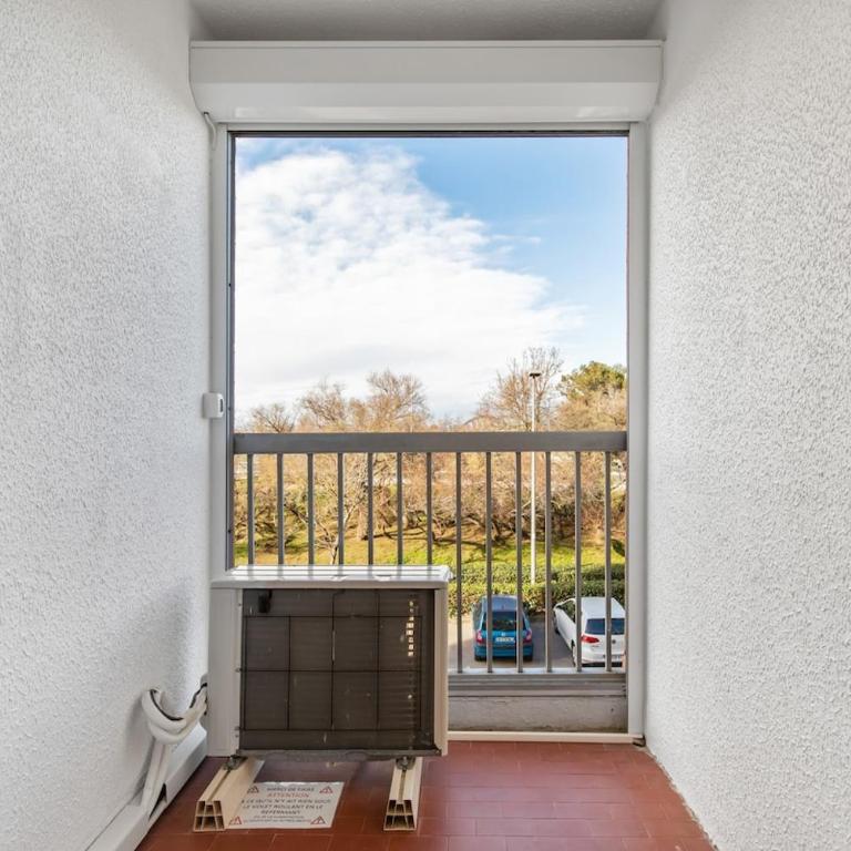 Studio cabine AZUR ,5 min mer -5 min Arena - clim - parking gratuit privée - 4 personnes - Studio - 16