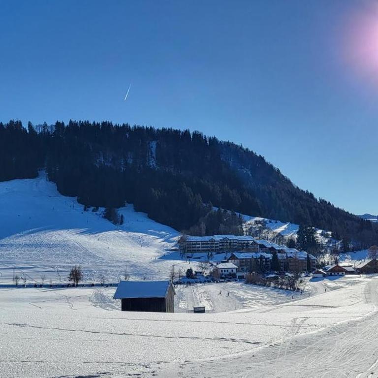 Alpenflair im Ferienpark Oberallgäu- Pool- Sauna- Bikepark- Skilift- Loipe- Wanderwege- stilvoll und kinderfreundlich - One-Bedroom Apartment - 37