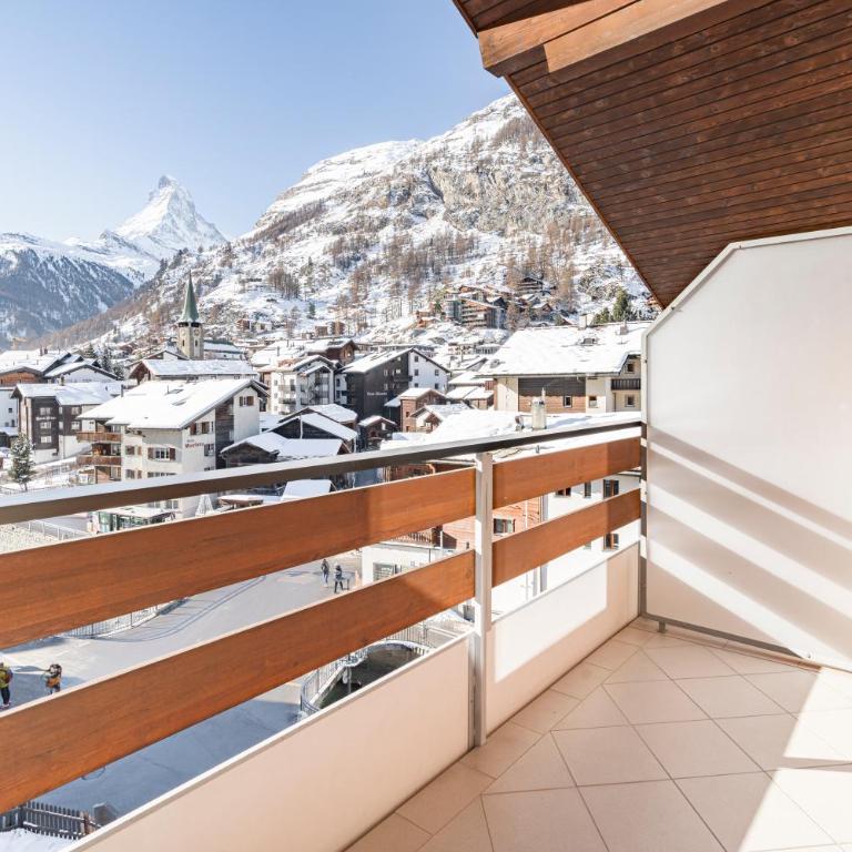 Hotel Parnass - Zweibett- oder Doppelzimmer mit Blick auf das Matterhorn - 2