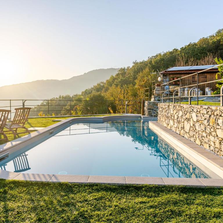 Cozy pool-side house with sea view - One-Bedroom House - 6