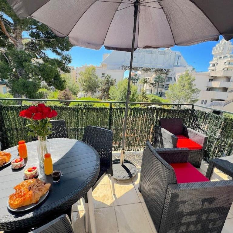 ⁂ Studio cosy 3 min de la plage terrasse clim - Appartement 1 Chambre - 3