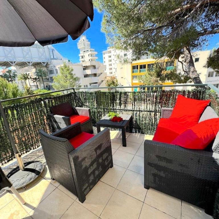 ⁂ Studio cosy 3 min de la plage terrasse clim - Appartement 1 Chambre - 14