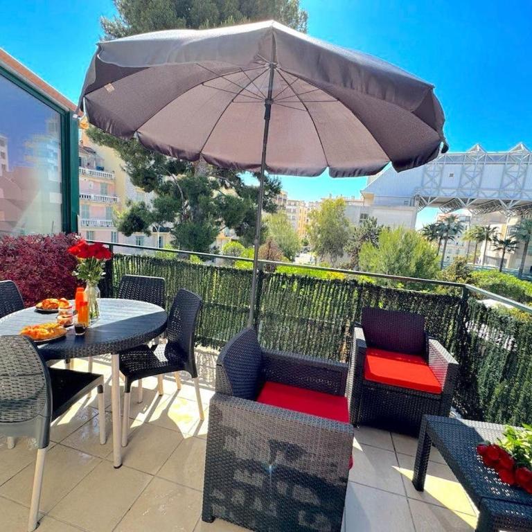 ⁂ Studio cosy 3 min de la plage terrasse clim - Appartement 1 Chambre - 15