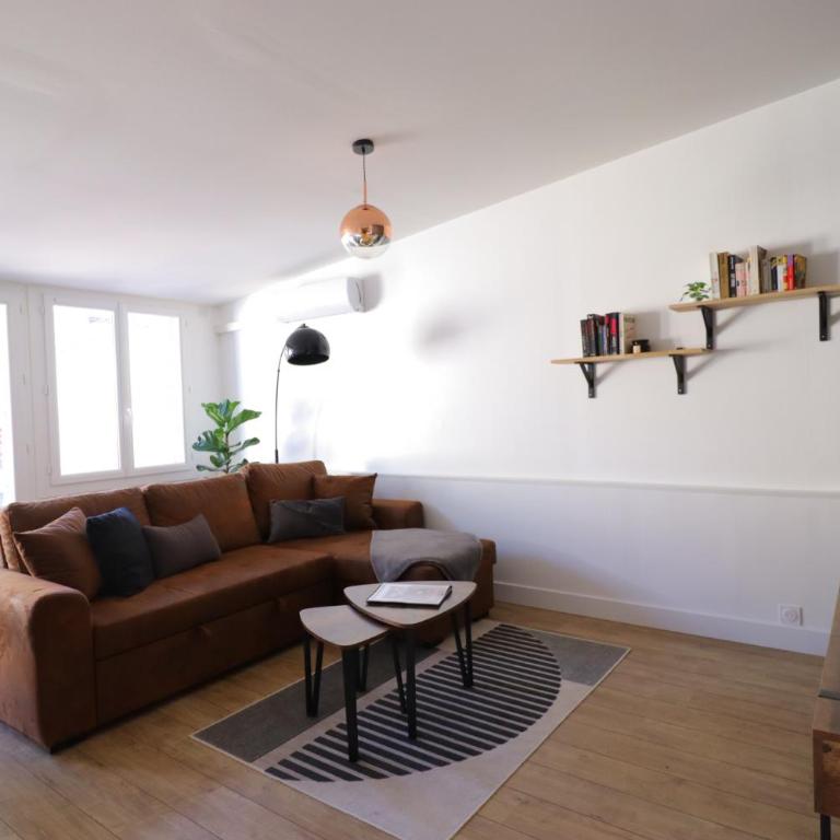 Le Patio - Spacieux T3 avec climatisation et jardin privatif - Apartment mit 2 Schlafzimmern und Terrasse - 2